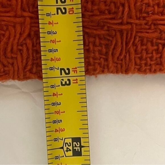 Dialogue Brick Orange Woven Wool Blend  Academia OfficeCore Coat NWOT Size XS - Picture 11 of 11